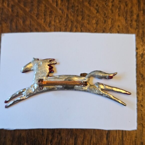 Sarasota Colors Vintage 90's Horse Pin. Hand Painted. 3" - Picture 2 of 3